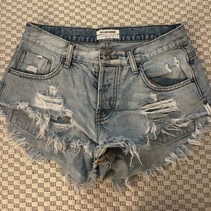 ONE TEASPOON jean shorts